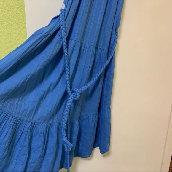 Loft beac braided belt halter midi dress size L - Picture 7 of 11